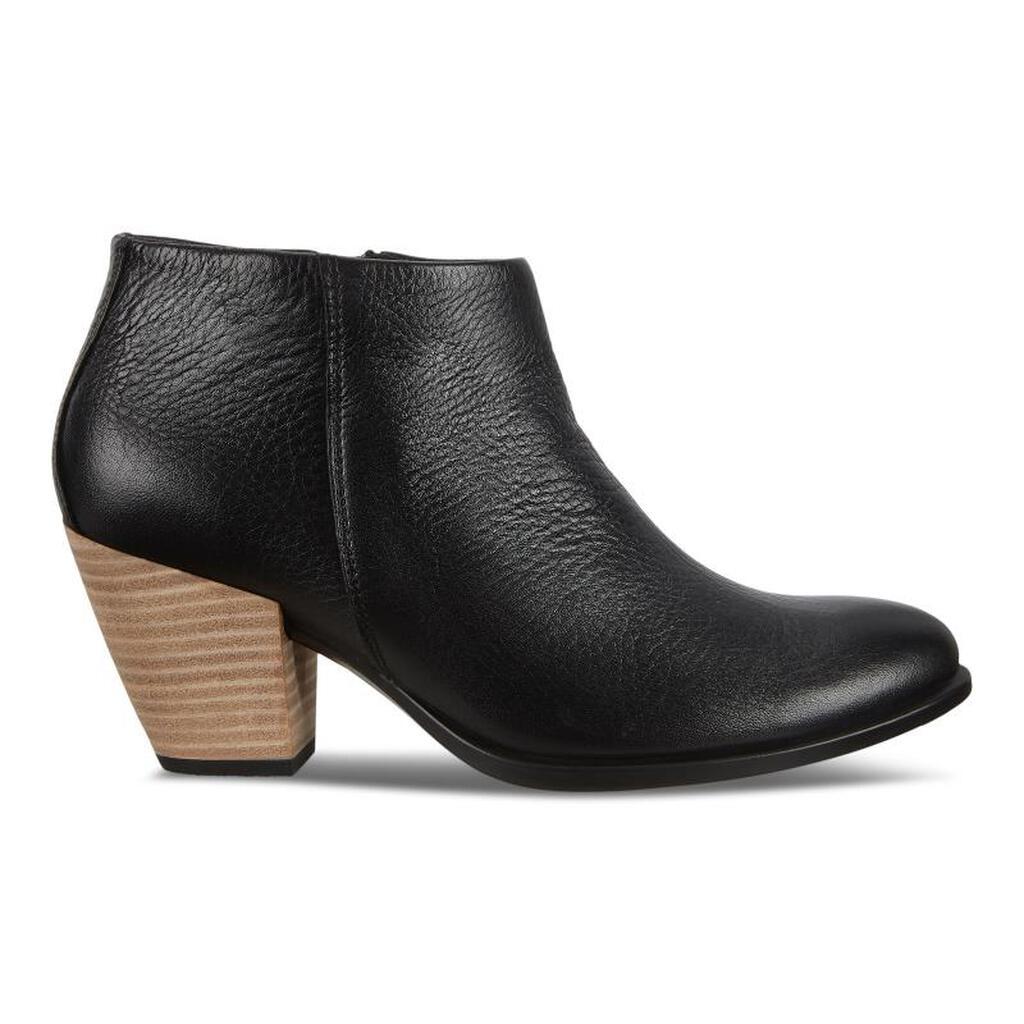 Bottines Ecco Shape 55 Western Femme Noir 3412-GDLZI